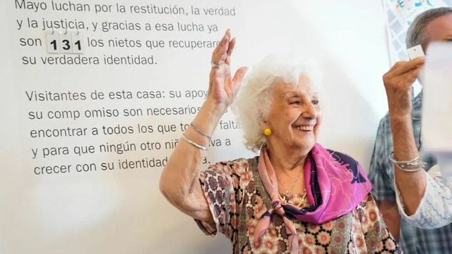  Estela de Carlotto criticó que Macri hable del 