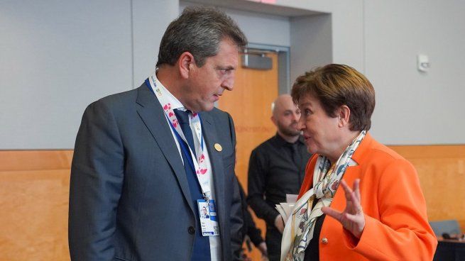  Sergio Massa se reunió con Kristalina Georgieva después de que el FMI aceptara cambiar las metas del acuerdo
 