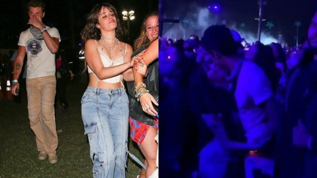  ¿Se puede volver con un ex?: Camila Cabello y Shawn Mendes a los besos en Coachella 
 