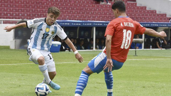  Sub 17: Argentina empató con Paraguay y quedó cerca de la clasificación al Mundial
 