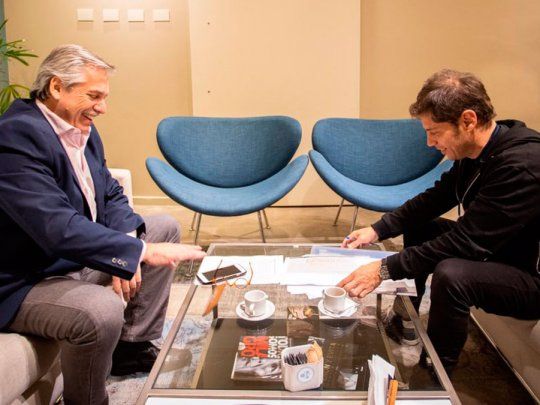  Alberto Fernández y Axel Kicillof vuelven a mostrarse juntos en un acto
 