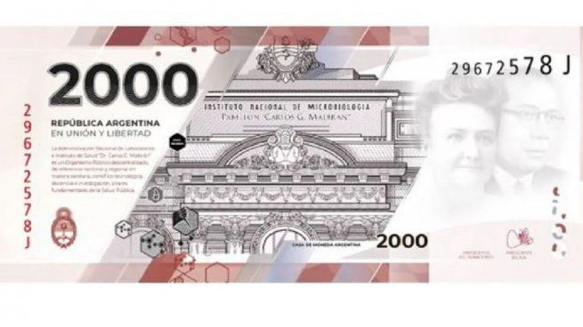  Billete de $2.000: la Casa de la Moneda ya puso fecha y reveló cuándo estará disponible
 