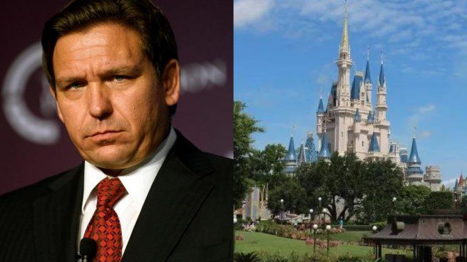  El gobernador de Florida quiere ser candidato republicano y pelea contra Disney: ¿Pondrá una carcel en el parque?
 