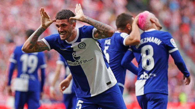  Rodrigo De Paul inició la remontada de Atlético de Madrid
 