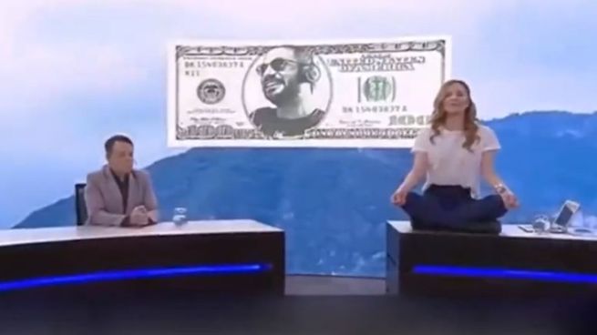  Agustina Kämpfer meditó en televisión para que baje el dólar y generó polémica
 