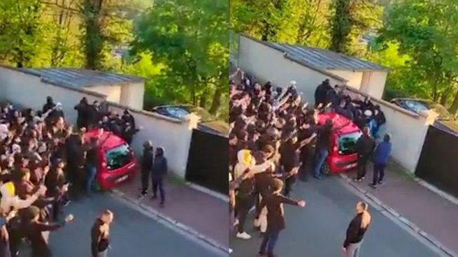  Los hinchas del PSG también insultaron a Neymar y lo increparon en su propia casa
 