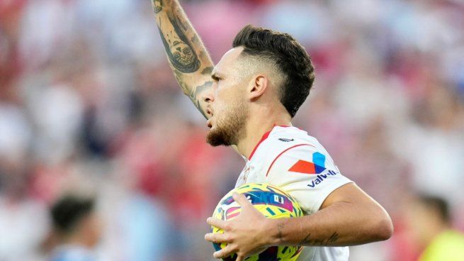  Lucas Ocampos marcó un gol clave para que Sevilla se aleje definitivamente del descenso
 