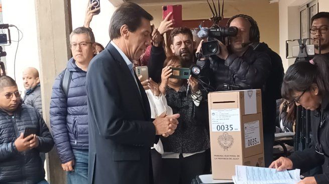  Elecciones 2023 en Jujuy: votaron los candidatos a gobernador 
 