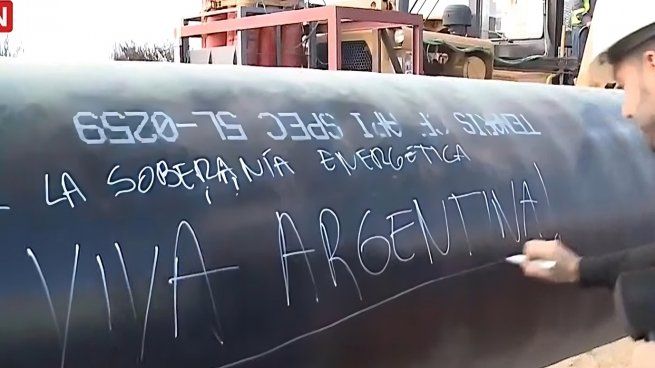  Sergio Massa anunció el final de la construcción del Gasoducto Néstor Kirchner: 