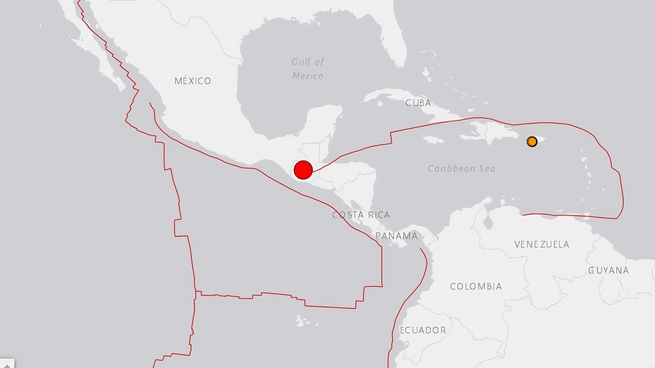  Un sismo de magnitud 6.0 sacudió Guatemala
 