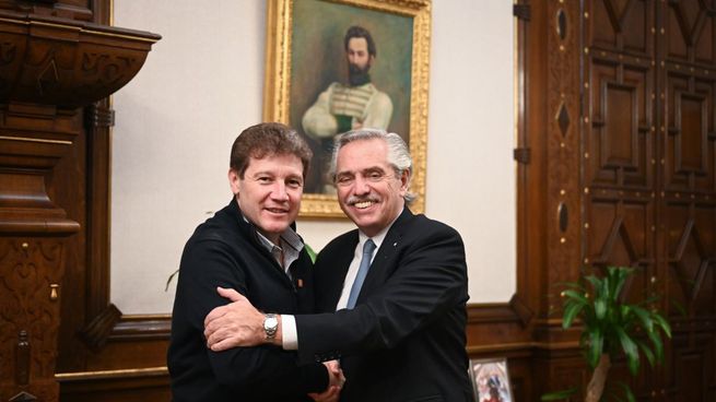  Alberto Fernández recibió a Gustavo Melella, gobernador reelecto de Tierra del Fuego 
 