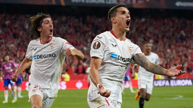  Con un gol en la prórroga, Lamela llevó a Sevilla a otra final de la Europa League
 