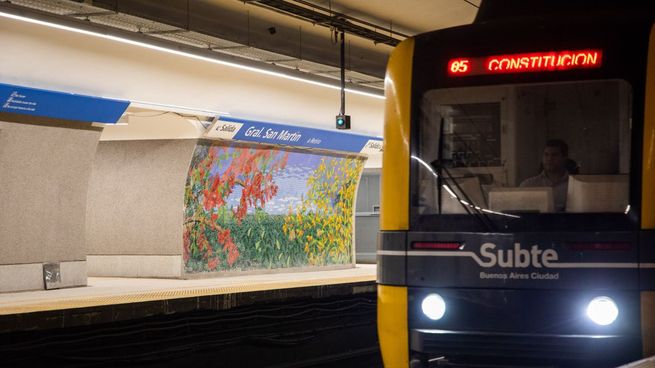  Subte: este lunes reabre la estación San Martín de la Línea C 
 