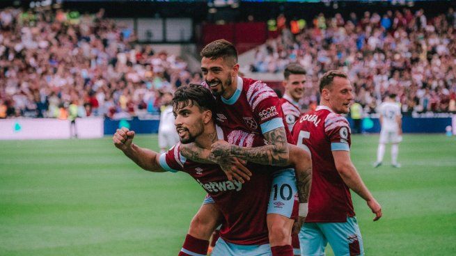  Lanzini, el deseo de River, marcó un gol en Inglaterra
 