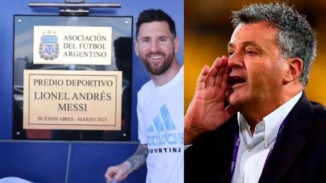  Humberto Grondona le pegó a Messi tras el rebautismo del predio de Ezeiza de AFA
 