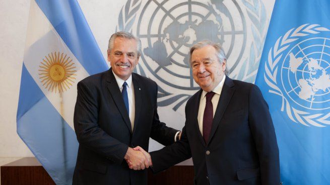  Alberto Fernández se reunió con el secretario general de la ONU, António Guterres
 