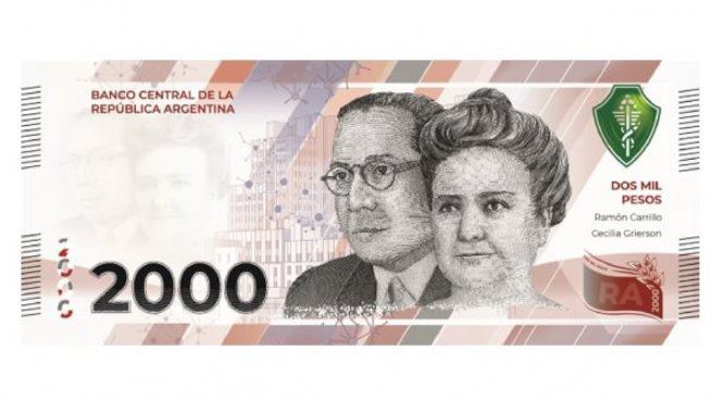  El billete de $2.000 comienza a circular desde hoy 
 