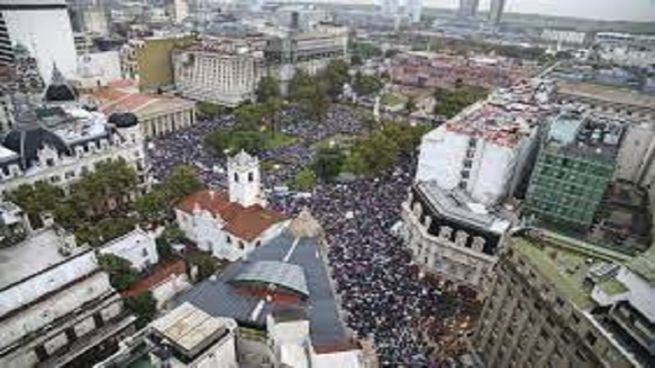  ¿Cómo estará el tiempo durante el acto en Plaza de Mayo?
 