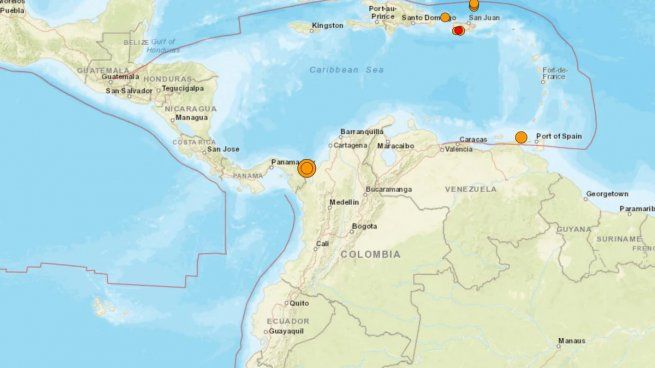  Sismo de magnitud 6,6 sacude frontera entre Colombia y Panamá
 