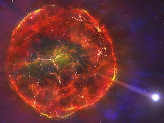  Un astrónomo aficionado descubrió una supernova muy cercana a la tierra
 