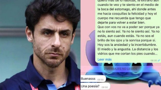  Pablo Aimar habló luego de que lo involucren con el mensaje viral de 