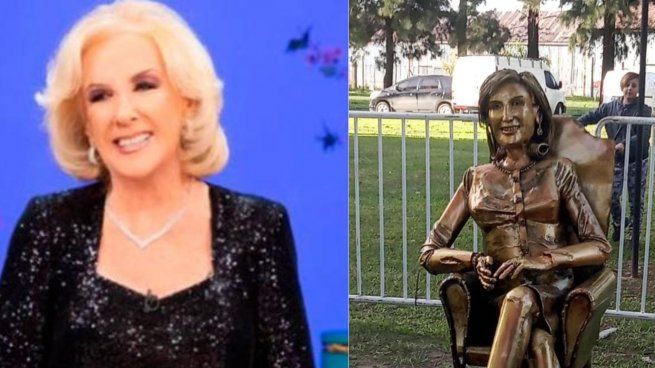  Inauguraron una estatua de Mirtha Legrand: qué dijo 