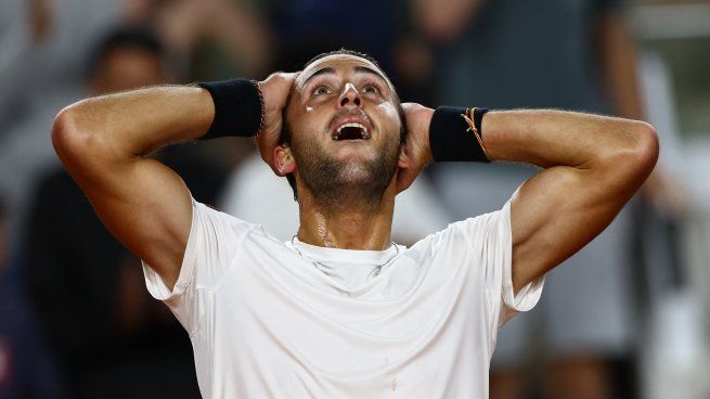  No lo despierten: Etcheverry vive su sueño en Roland Garros
 