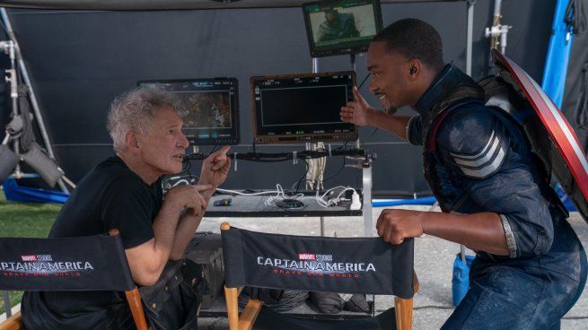  Primera imagen de Harrison Ford y Anthony Mackie en el set de Capitán América 4
 