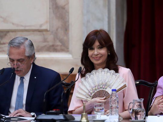  Cristina Kirchner y una chicana a Alberto Fernández 
 