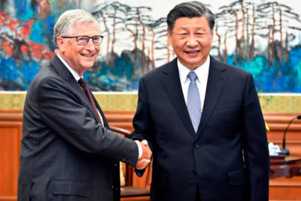 Xi se reúne con Bill Gates durante primera visita a China desde 2019