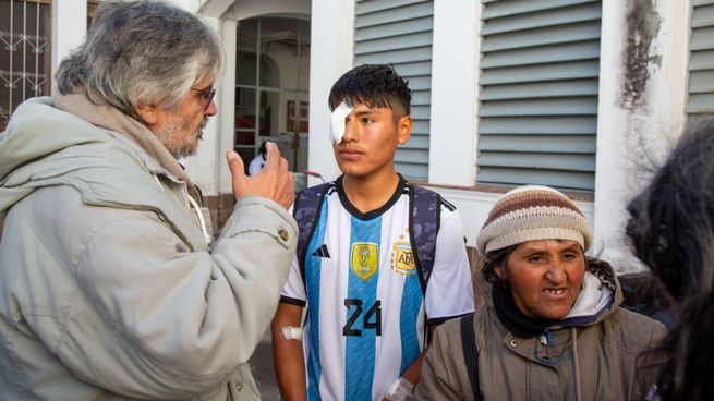  Represión policial en Jujuy: un joven perdió un ojo por una bala de goma 
 