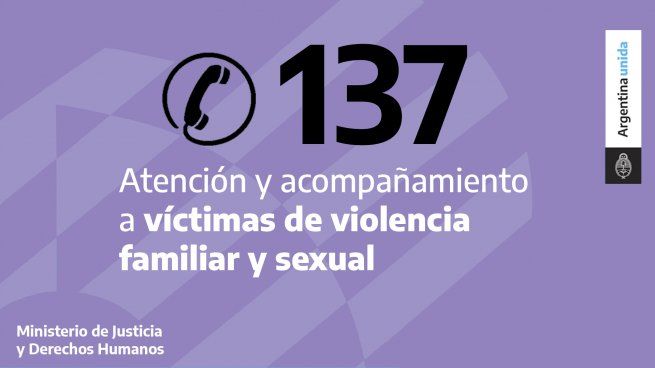  Línea 137: asesoramiento para abordar casos de abuso sexual contra menores de edad
 