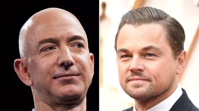  Jeff Bezos y Leonardo DiCaprio unidos por el Amazonas
 