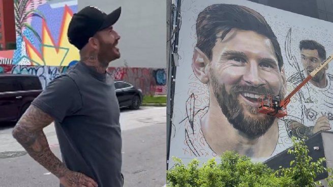  La reacción de Beckham por el nuevo mural dedicado a Messi en Miami
 