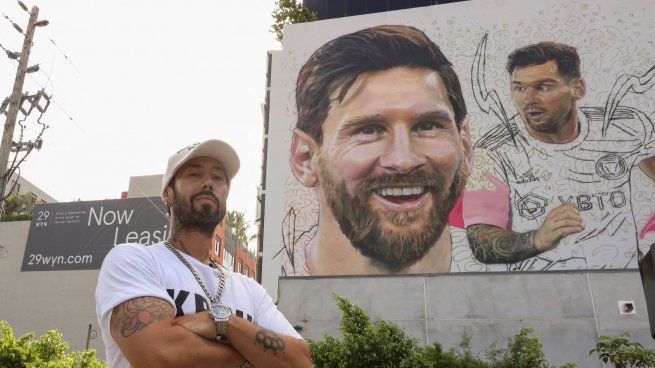  Las paredes de Miami empiezan a vestirse de Lionel Messi
 