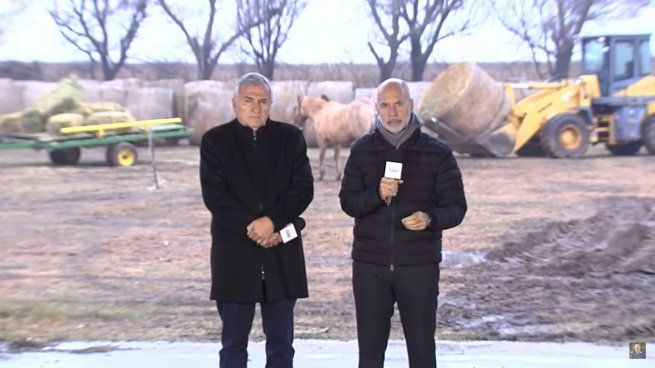  Horacio Rodriguez Larreta prometió al campo eliminar las retenciones el 10 de diciembre y unificar el tipo de cambio en un año
 