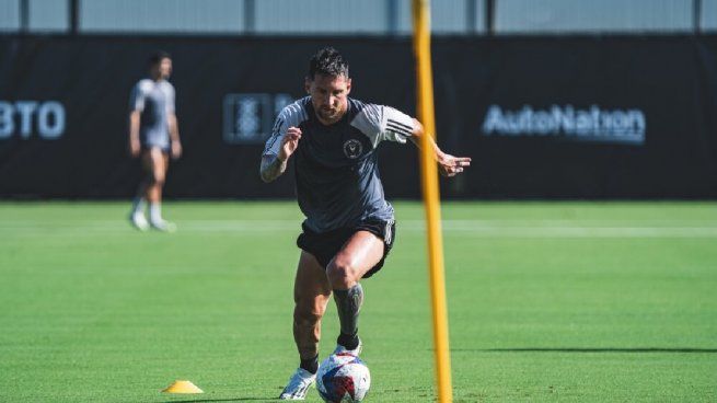  Messi se entrenó en Inter Miami de cara a su debut
 