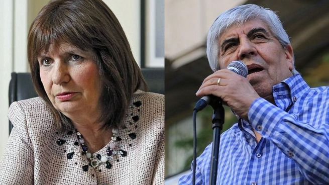  Hugo Moyano cruzó a Bullrich y la llamó 