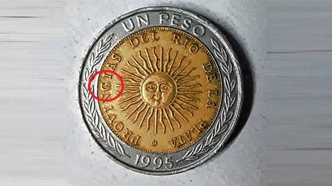  Por estas monedas de un peso llegan a pagar hasta $1.000.000
 