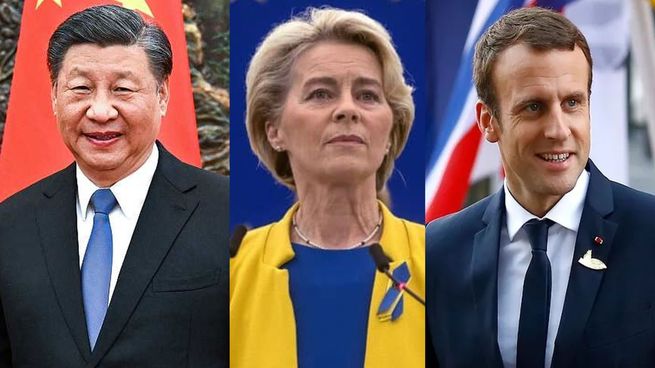  Xi Jinping recibe a Macron y a Von der Leyen para terminar el conflicto Rusia-Ucrania
 